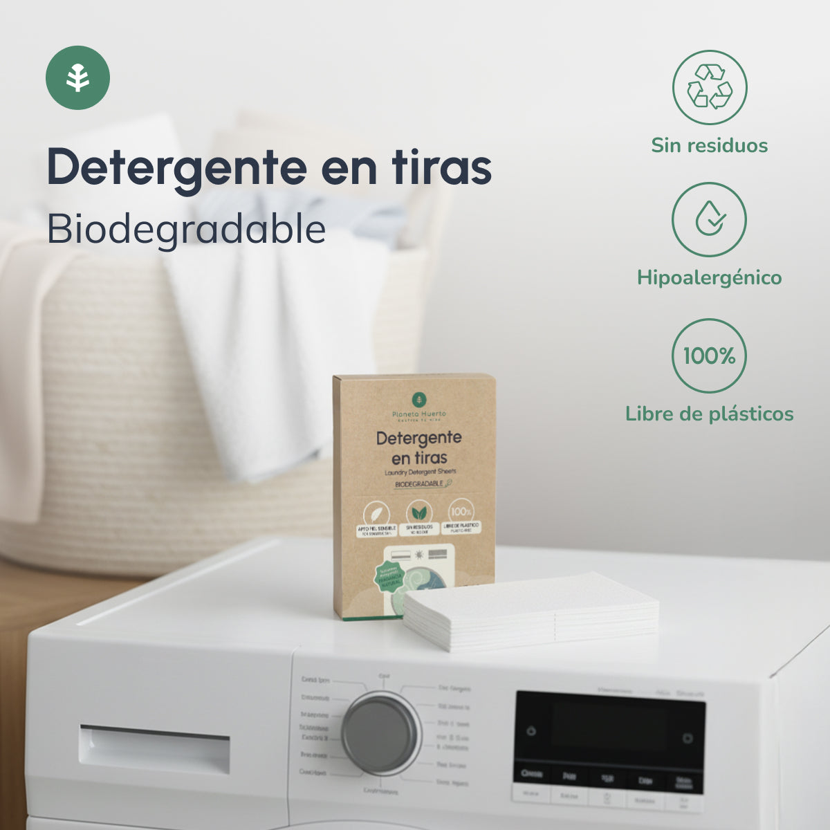 Confezione da 2 detersivi e ammorbidenti ecologici Planeta Huerto 80 lavaggi