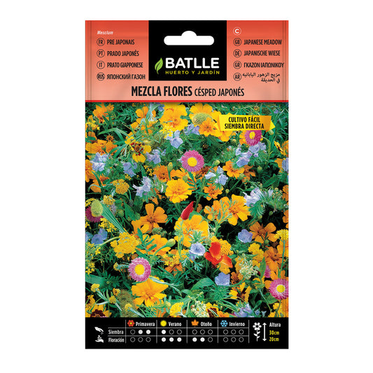 Blumenmischung für japanischen Rasen Batlle