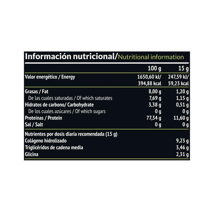 Eliksir: Kolagen + olej TCM, 450 g Paleobull Eliksir neutralny 450 g