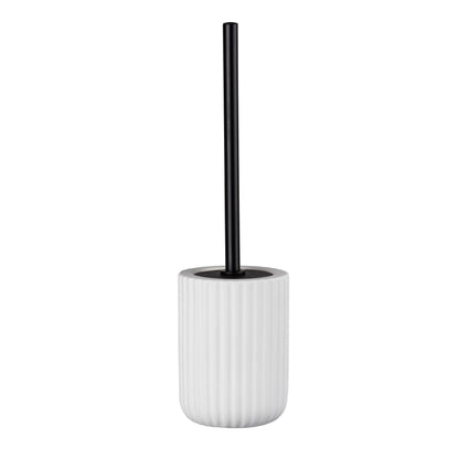 Portascopino in ceramica Belluno, bianco