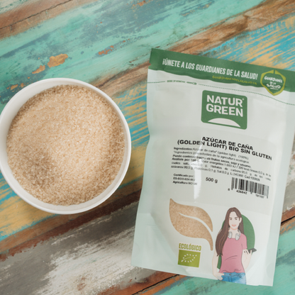 Rörsocker (golden light) Bio Naturgreen 500 g