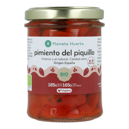 Hela piquillo-paprikor ECO Planeta Huerto 185 g
