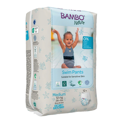 Pannolini lavabili Bambo Nature Taglia M ( + 12 Kg) Bambo Nature 12 pezzi
