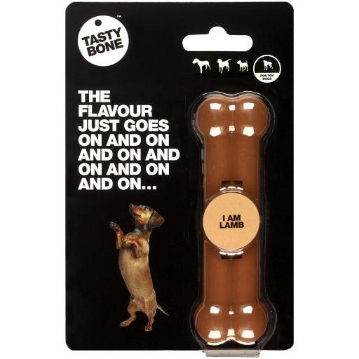 Tasty Bone jouet à mâcher pour chien saveur agneau Small
