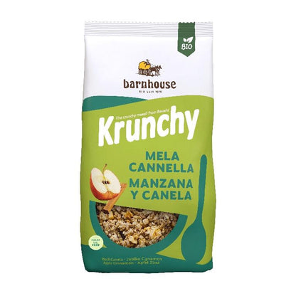 Pakket 2x Muesli Krunchy Appel en Kaneel BIO, Barnhouse, 750 g