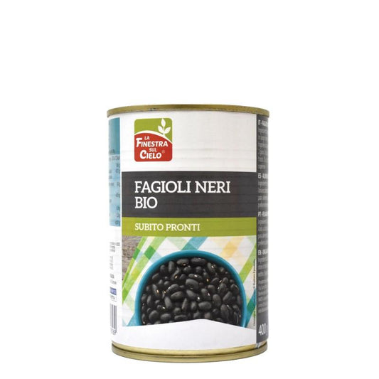 Haricots noirs en conserve La Finestra Sul Cielo 400 g