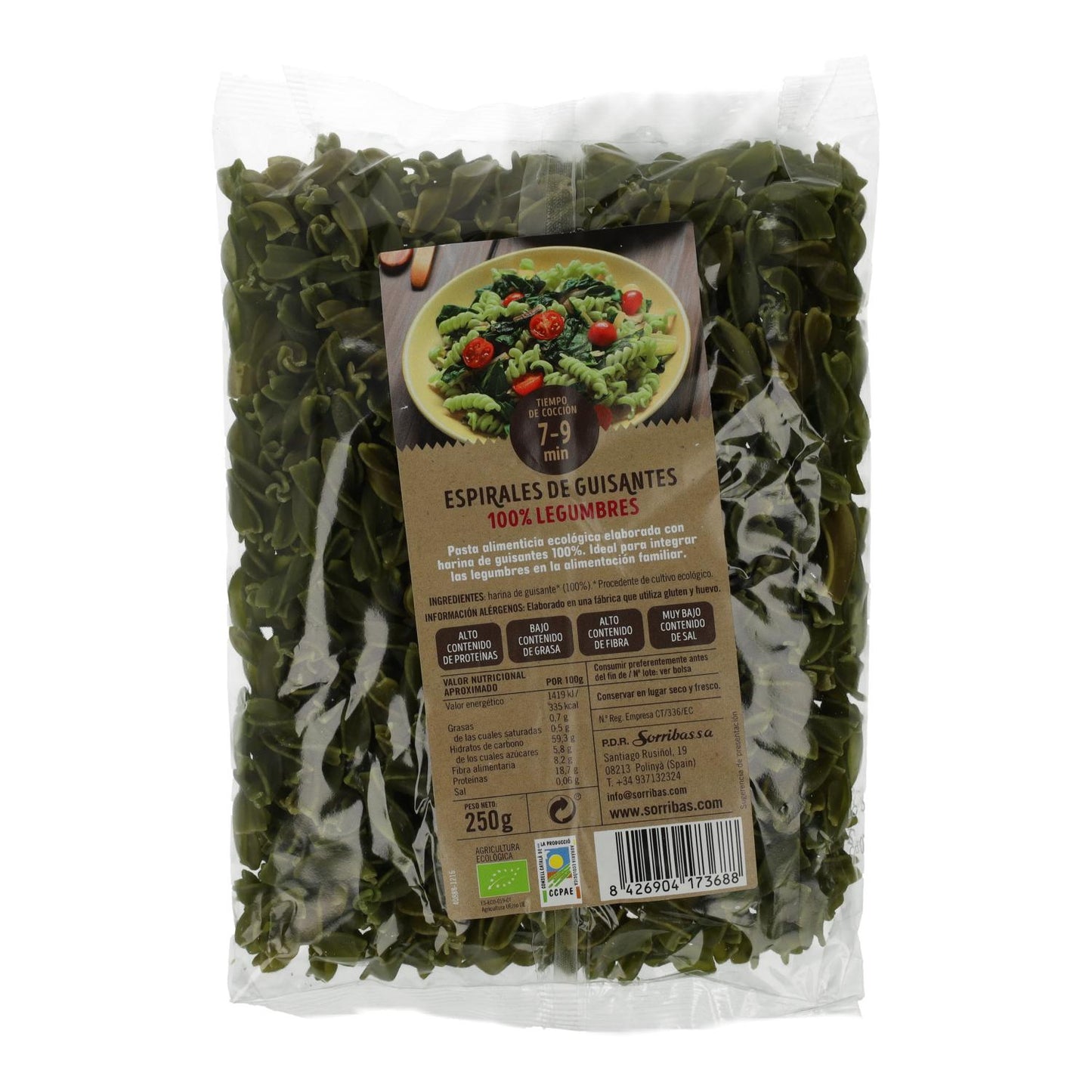 Spirulina z grochu Biográ BIO 250 g