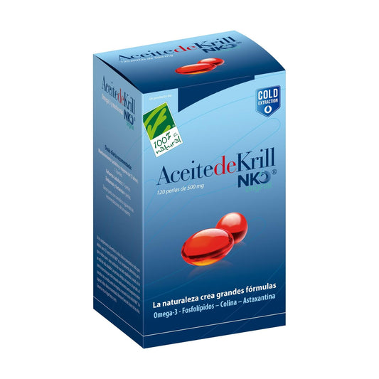 Huile de krill NKO 500 mg 100 % naturelle  120 gélules