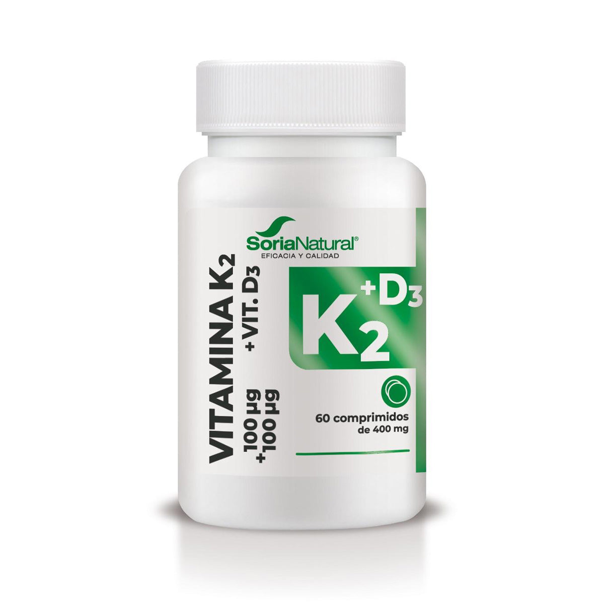 Vitamine D3+K2 à libération prolongée, 60 comprimés