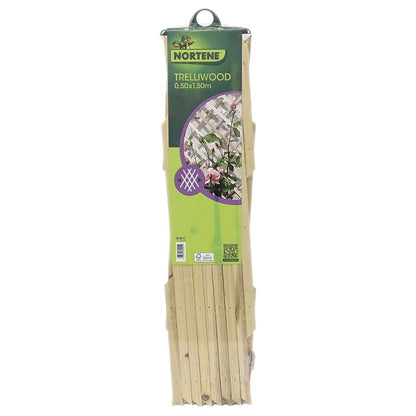 Nortene Trelliwood extendable wooden trellis 0.5x1.50 m