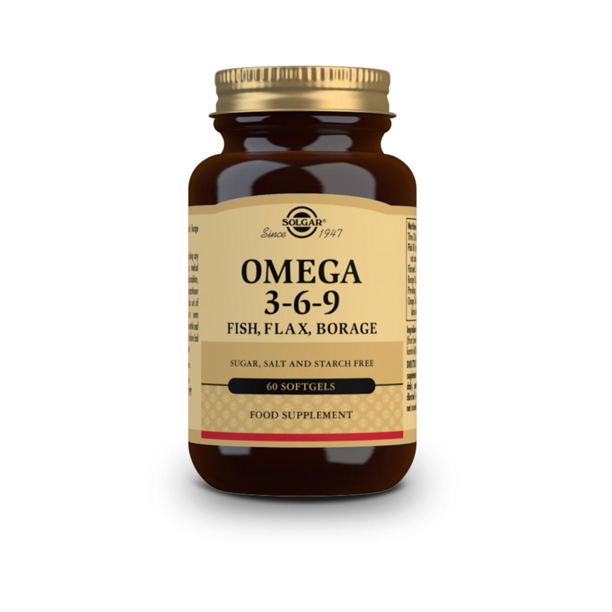 Omega 3 6 9 Solgar 60 Capsules