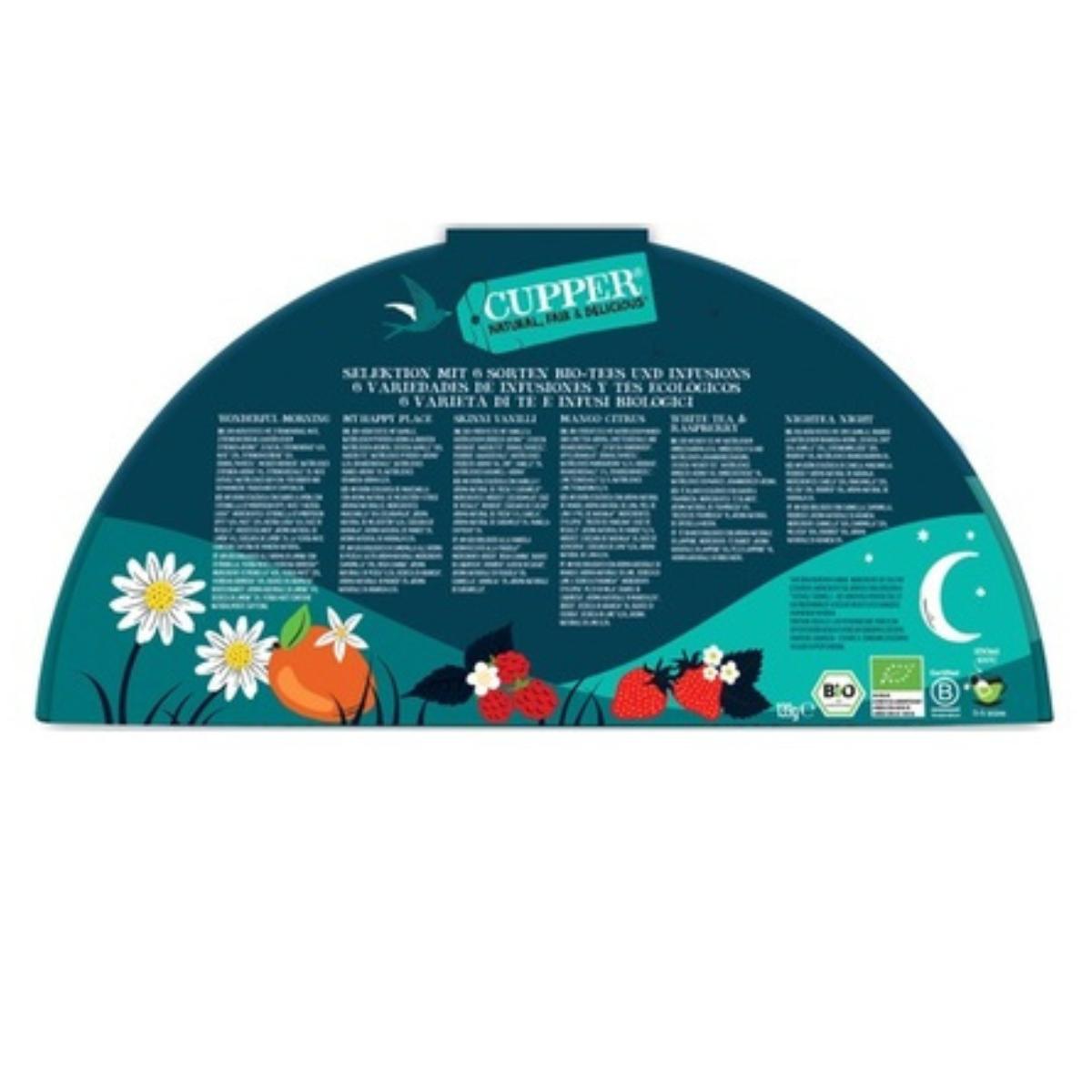 Confezione regalo tisane e tè biologici Cupper 78 bustine