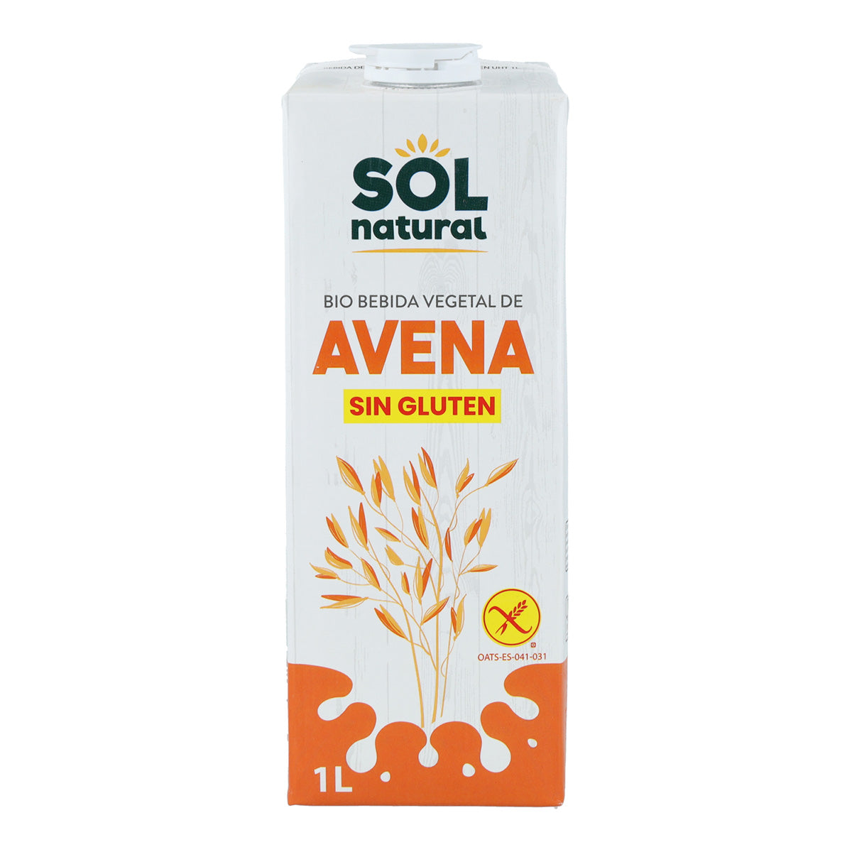 Pakket 4x glutenvrije haverdrank Bio Sol Natural 1 l