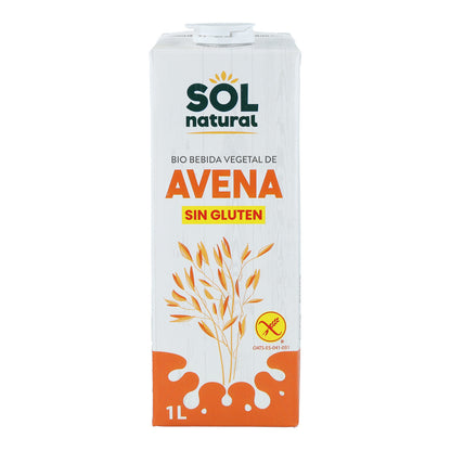 Pakket 4x glutenvrije haverdrank Bio Sol Natural 1 l
