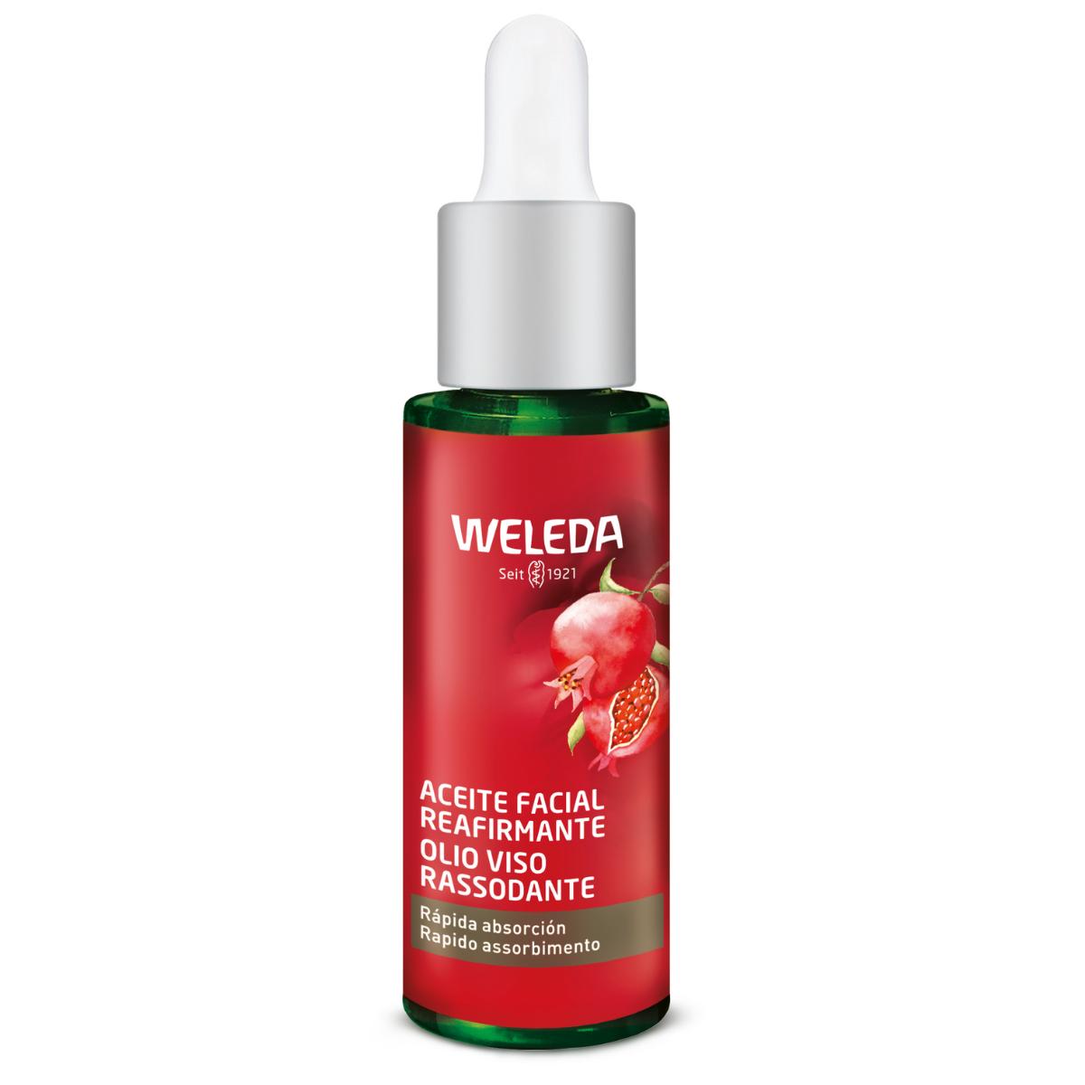 Sérum raffermissant à la grenade et aux peptides de maca Weleda 30 ml