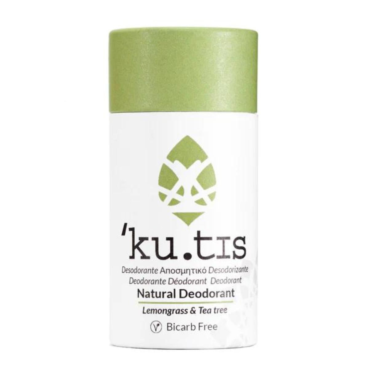 Wegański dezodorant bez wodorowęglanu sodu z trawą cytrynową i drzewem herbacianym 50 g