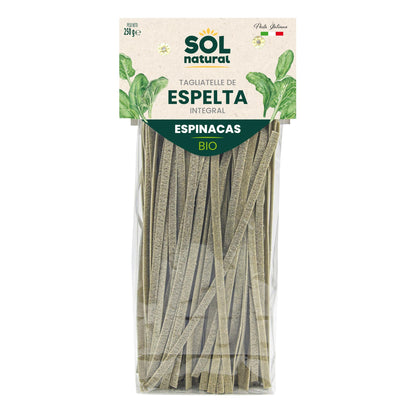 Tagliatelle integrali di farro con spinaci BIO Sol Natural 250 g
