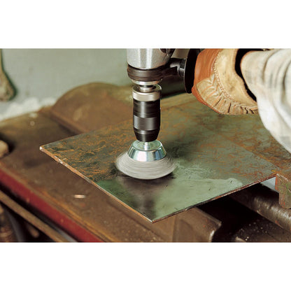 Metallbürste für Bohrmaschine mit Sechskantschaft 1/4" (6,35 mm) Ø 75 mm