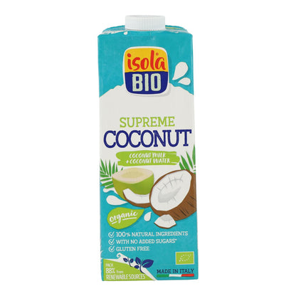 Isola Bio Supreme Organic Coconut Drink 1L