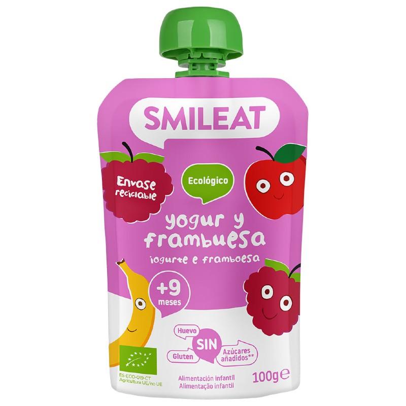 ECO Smileat Yoghurt and Raspberry pouch 100 g