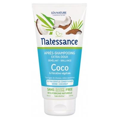 Kokos-Conditioner mit Keratin von Natessance 150 ml