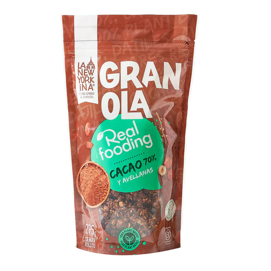 Real Fooding Granola with 70% Cocoa La Newyorkina 275 g