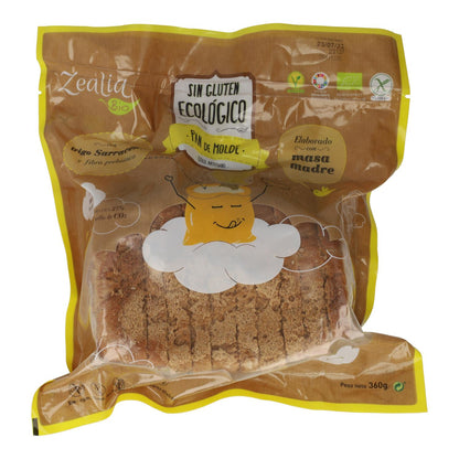 Pane in cassetta BIO senza glutine Zealia, 360 g