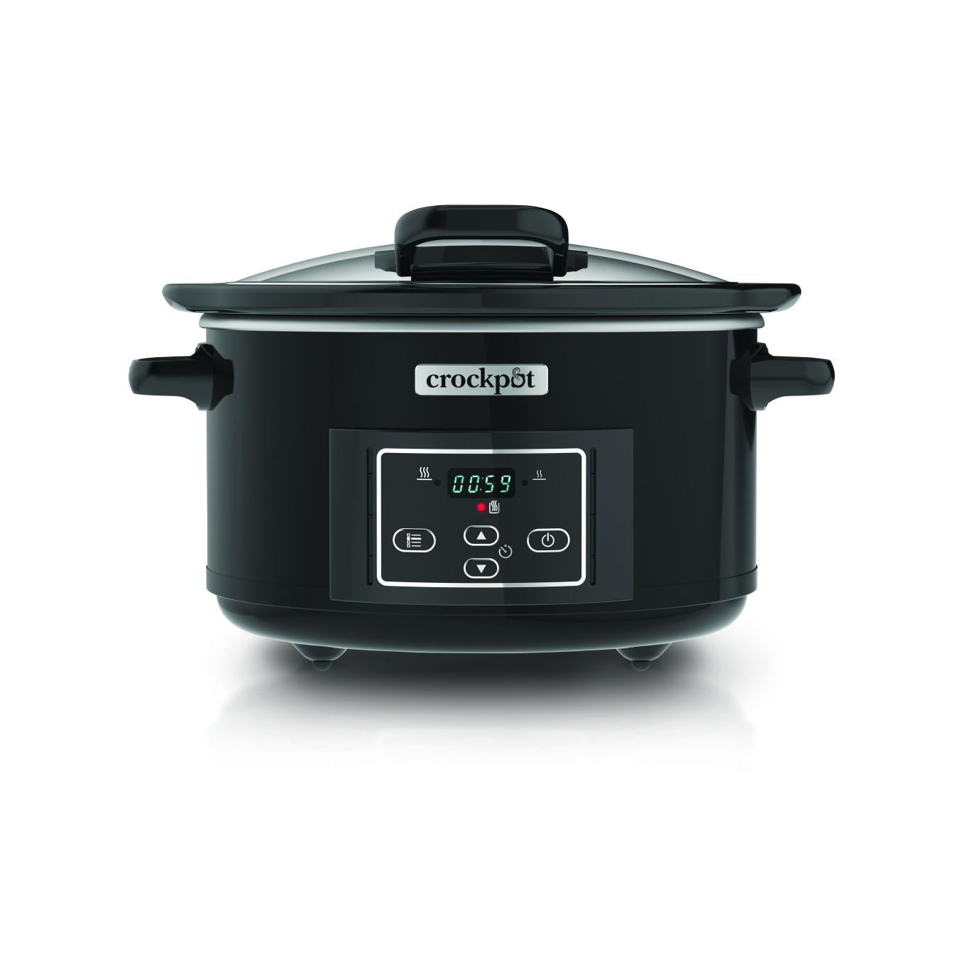 Pentola a cottura lenta Crockpot 4,7 L CSC052X con coperchio ribaltabile (ricondizionata)