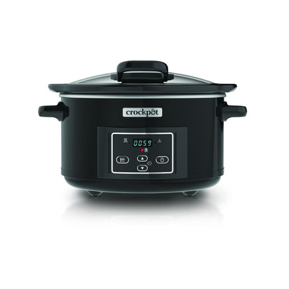 Pentola a cottura lenta Crockpot 4,7 L CSC052X con coperchio ribaltabile (ricondizionata)