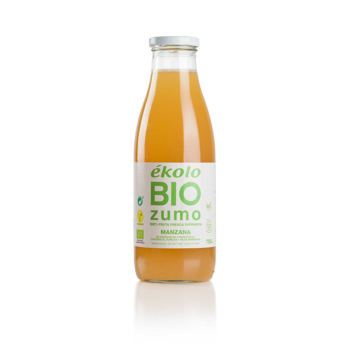 Succo di mela biologico 100% spremuto Ékolo 750 ml