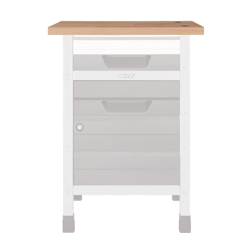 1 arbetsbänk i bok S 650 x 650 x 30 mm Wolfcraft 6043000 S 650 x 650 x 30 mm