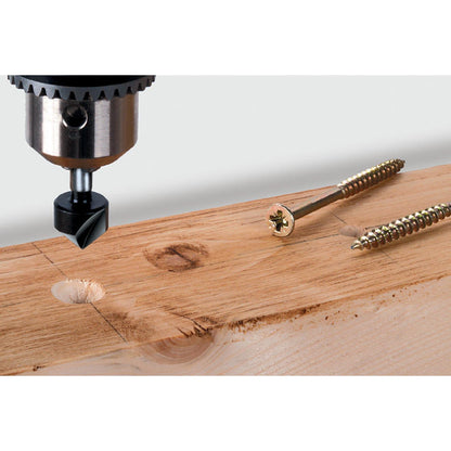 1 svasatore HSS, gambo 8 mm Wolfcraft Ø 16, 45°