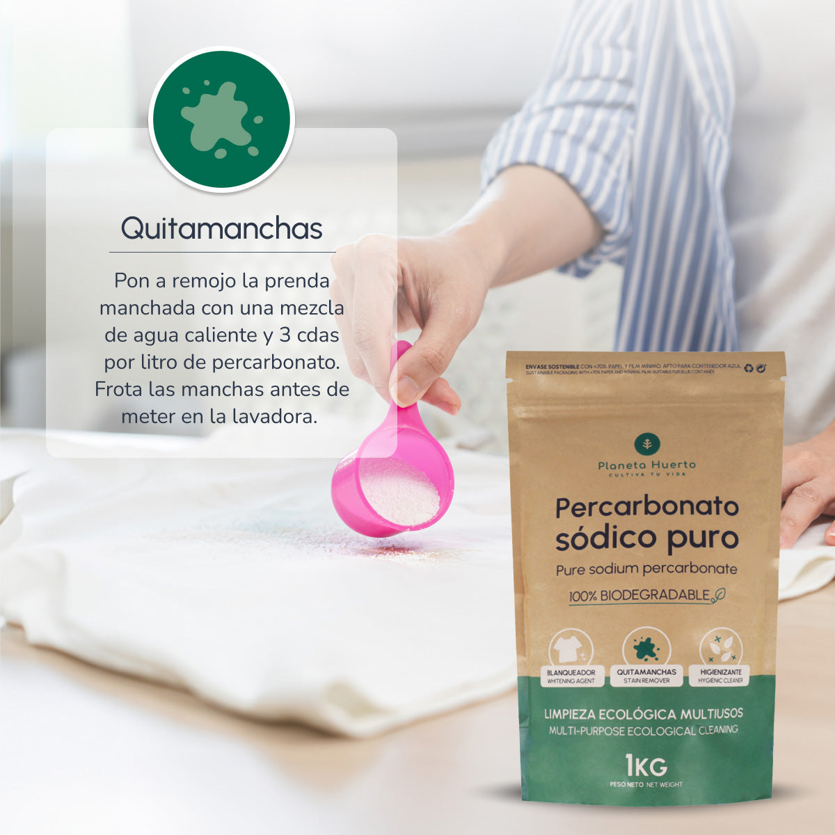 Pack 3xPercarbonat Natrium Planet Garden 1 Kg