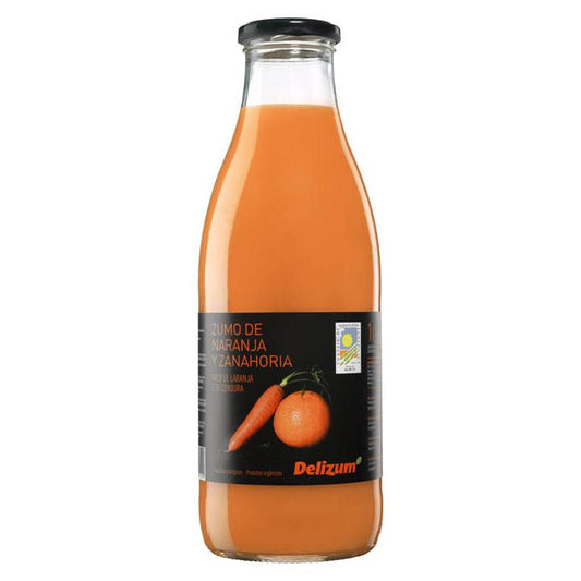 Jus de carotte et d'orange bio Delizum 1 litre