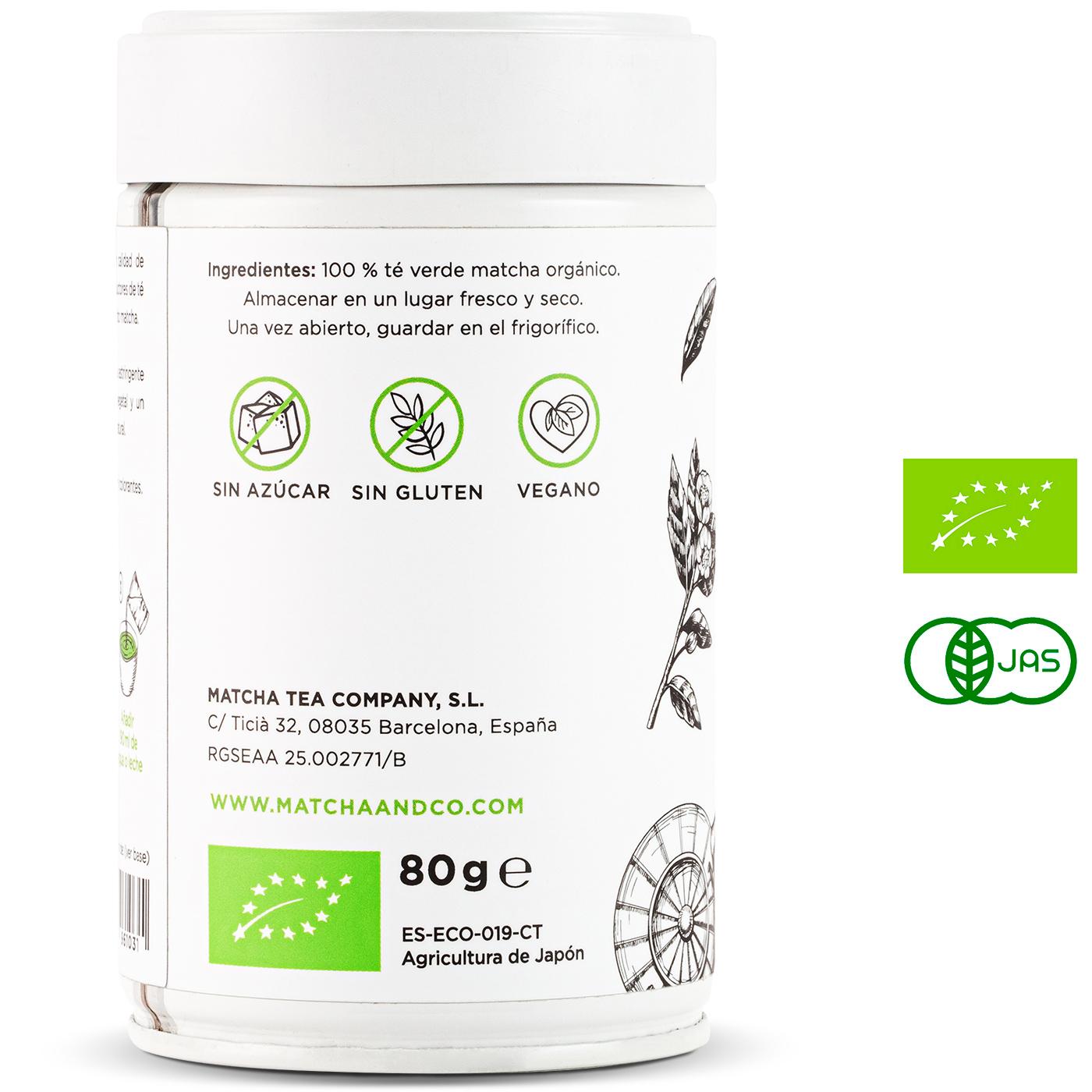 Tè Matcha Cerimoniale 100% biologico Matcha & CO 80 g