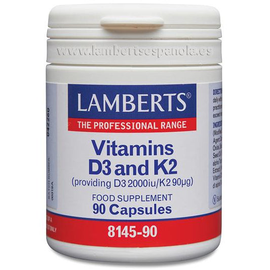 Vitamin D3 2000 IE och K2 90 µg, Lamberts