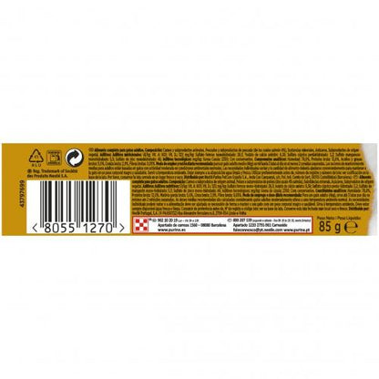 Pack of 24 x GOURMET GOLD Salmon Comp Wet Food Tubs 85 g