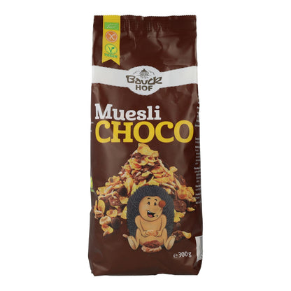 Bauckhof Gluten-Free Crunchy Muesli with Dark Chocolate 300 g