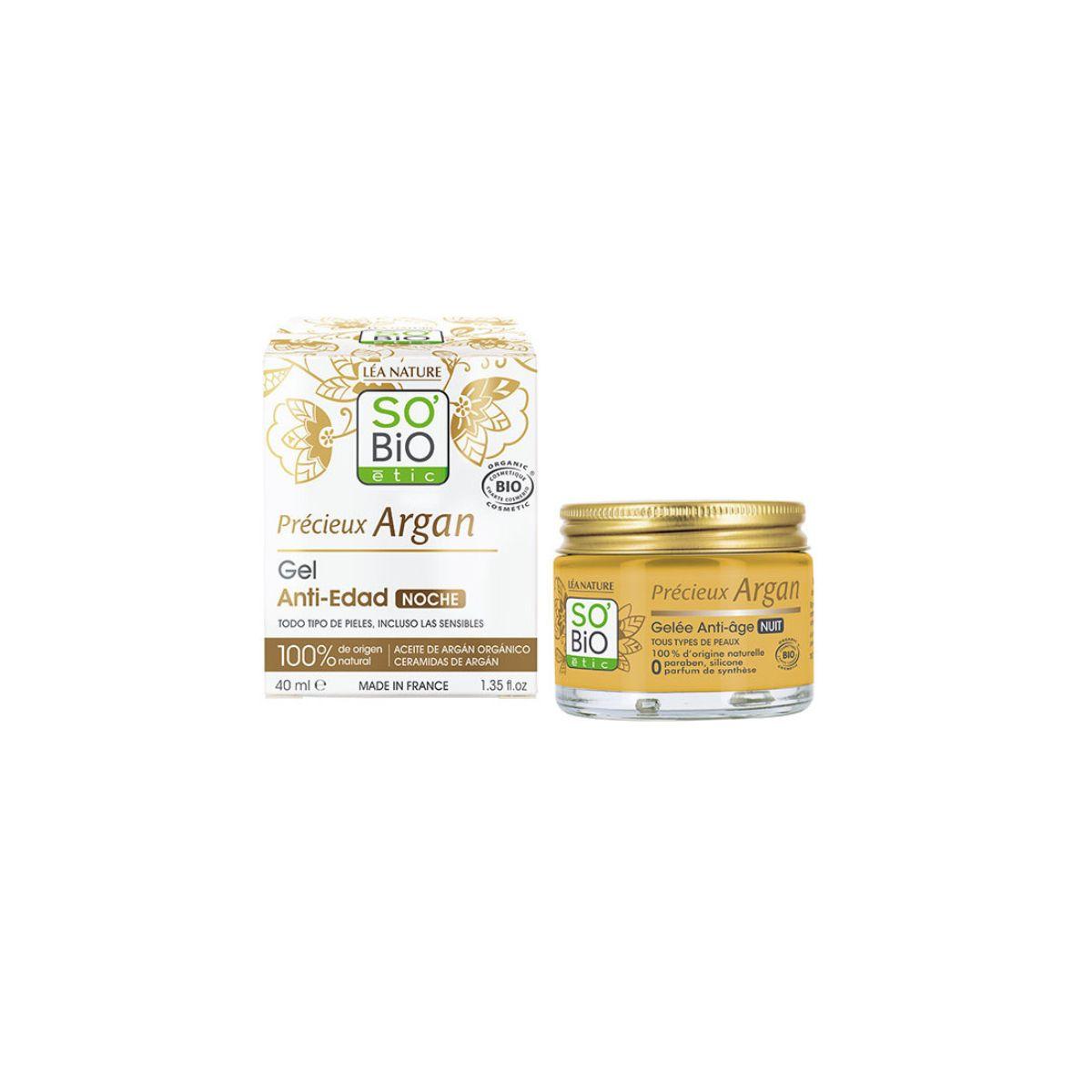 Gel notte antietà all'argan BIO So'Bio étic 40 ml