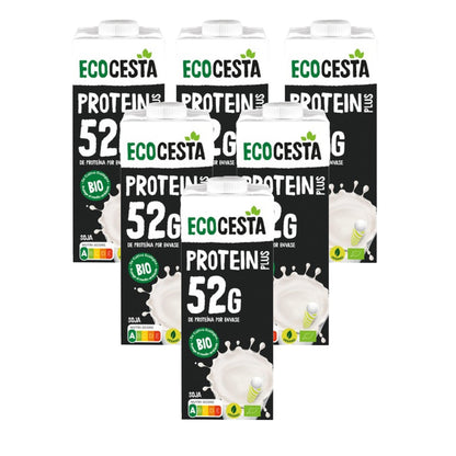 Zestaw 6x napój roślinny Protein Plus Bio Ecocesta 1 l.