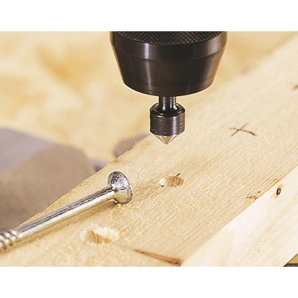 1 svasatore HSS, gambo 8 mm Wolfcraft Ø 16, 45°