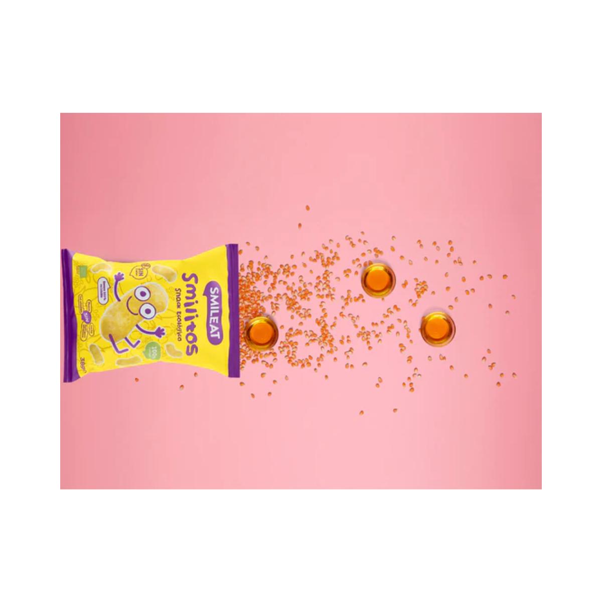 12er-Pack Smilitos, Bio-Maiswürmer Smileat, 38 g