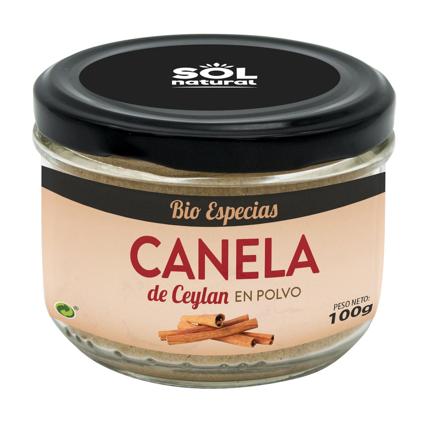 Cynamon cejloński w proszku bio Sol Natural 100 g