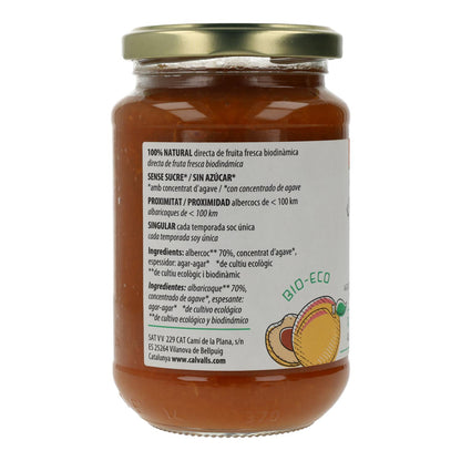 Eco/Demeter Cal Valls Apricot Jam 375 g