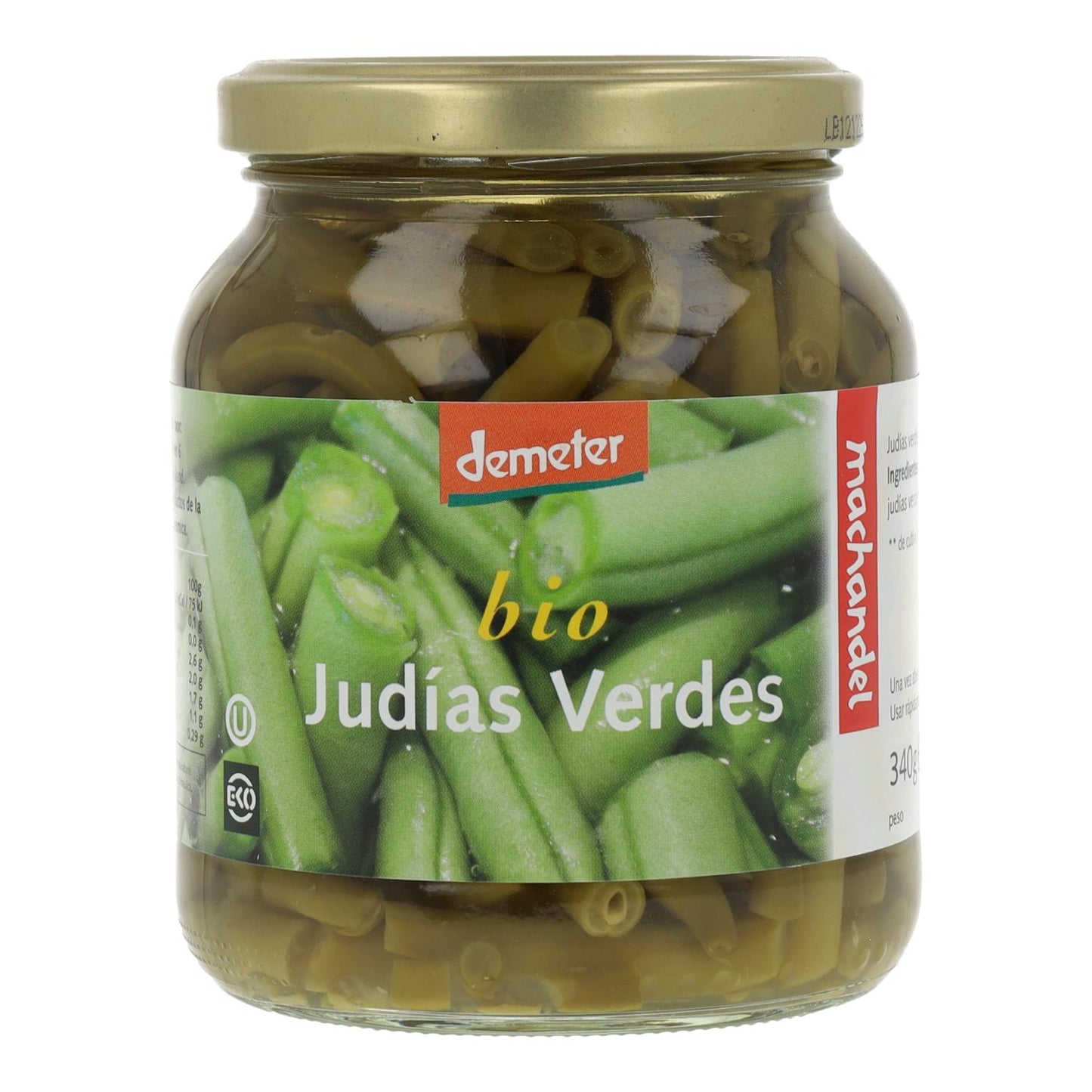 Machandel organic green beans 340 g