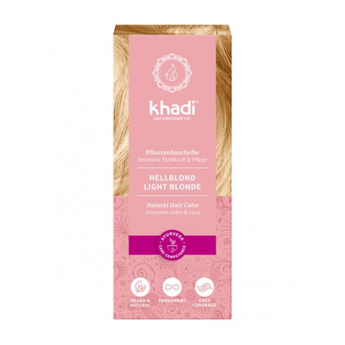 Naturalny jasny blond farba do włosów Khadi
