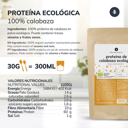 Proteine di zucca Planeta Huerto 250 g