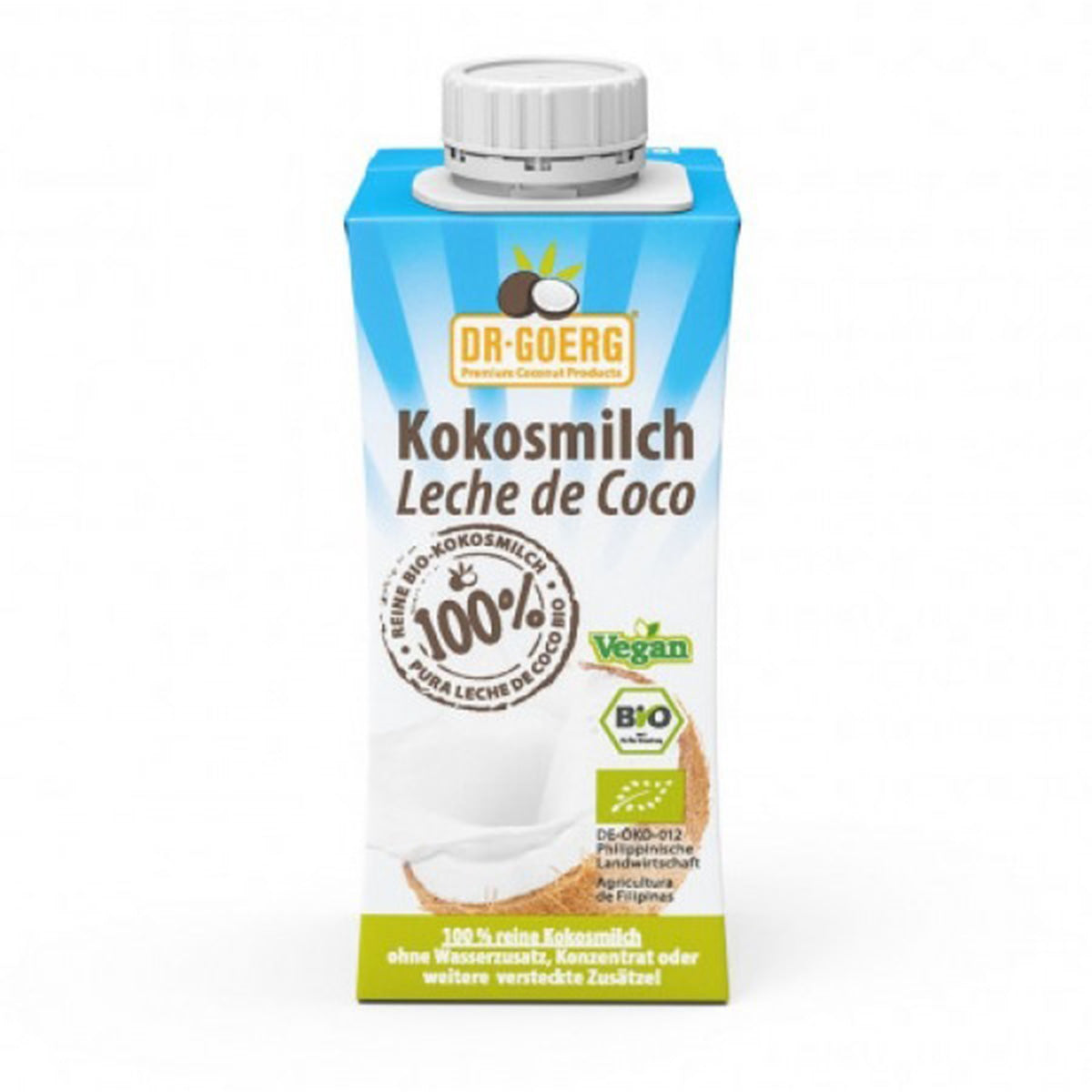Lait de coco bio Dr. Goerg 200 ml