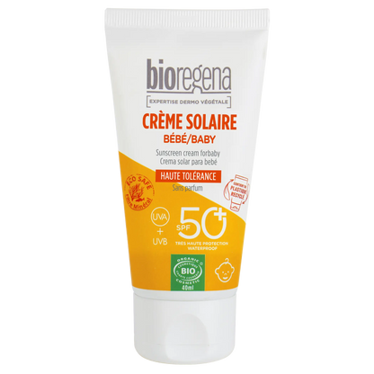 Crema solare per bambini SPF 50+ Ipoallergenica Bioregena 40 ml