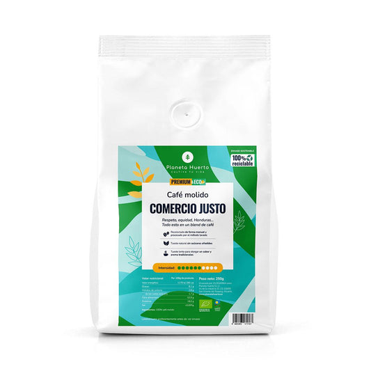Eco Honduras café moulu équitable Planeta Huerto 250 g
